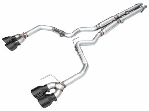Ford Mustang Performance Exhaust - Rear - AWE Tuning - Cat-Back Track Edition - Diamond Black - `24-`27